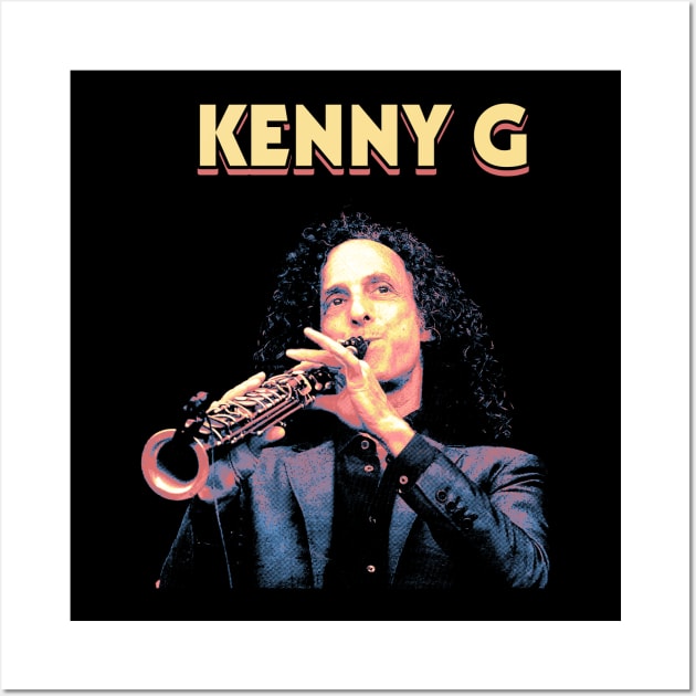 Kenny G Saxophone Wall Art by Bakul Jenang